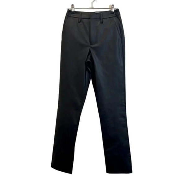 FAVORITE DAUGHTER THE CARLA VEGAN LEATHER TROUSER size XXS - Picture 3 of 9